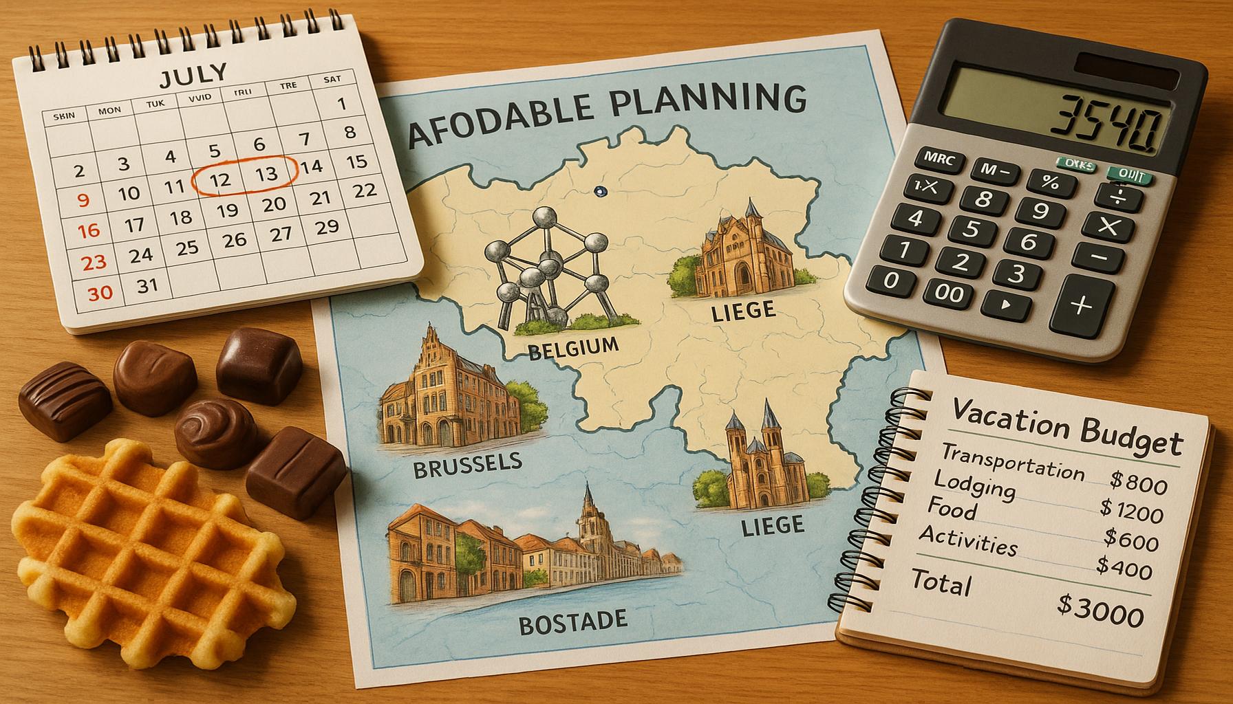 Financieel plannen voor goedkope vakanties in België