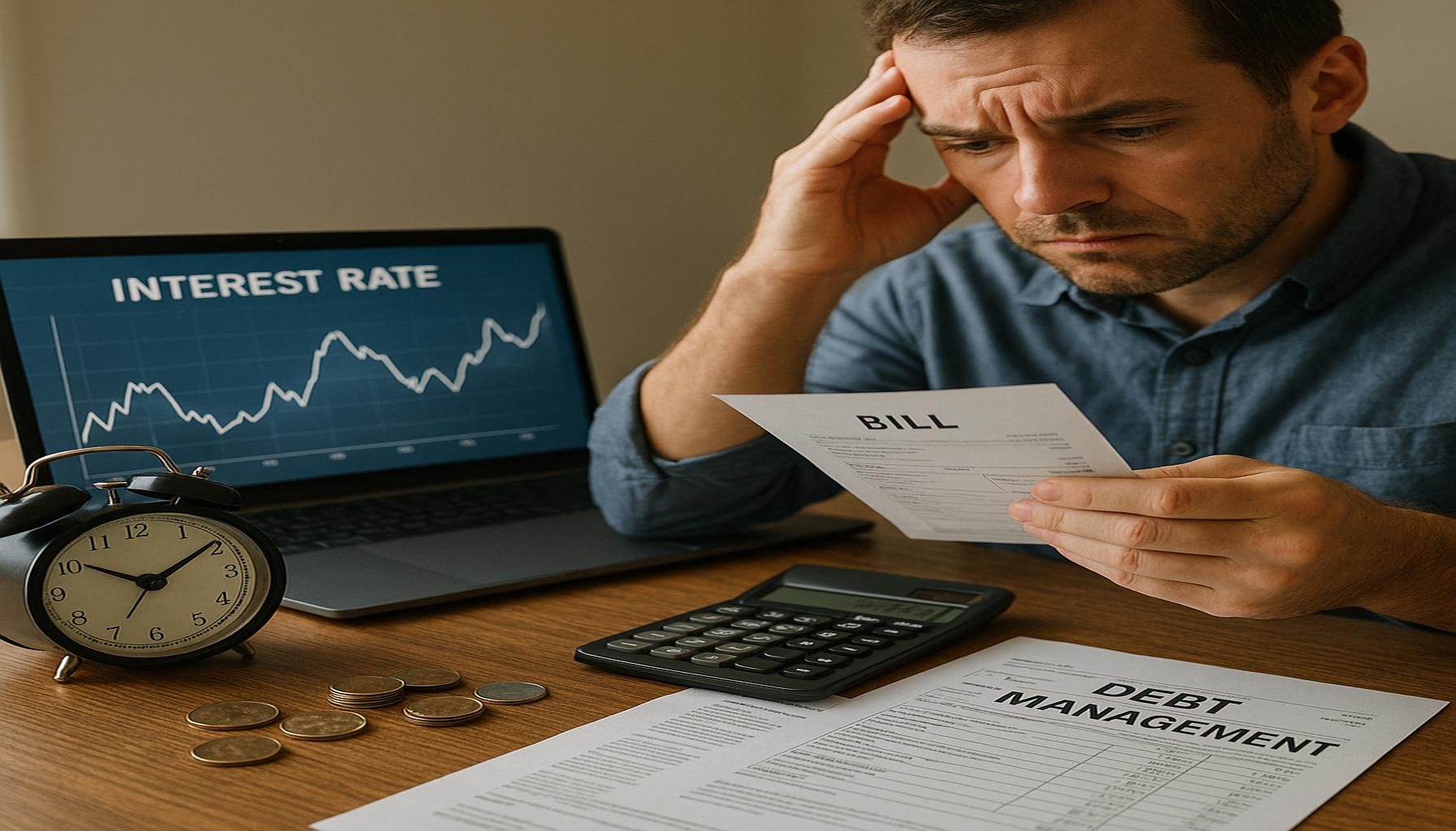 Impact van de rentevoeten op het beheer van schulden